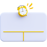 3d reminder clock logo