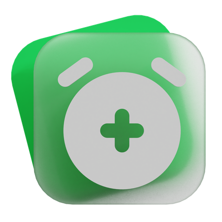 Alarm plus  3D Icon