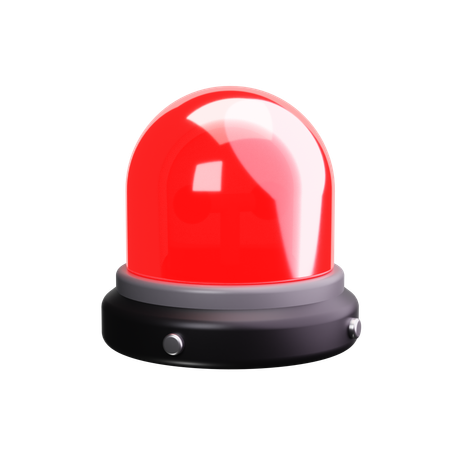 警報サイレン  3D Icon