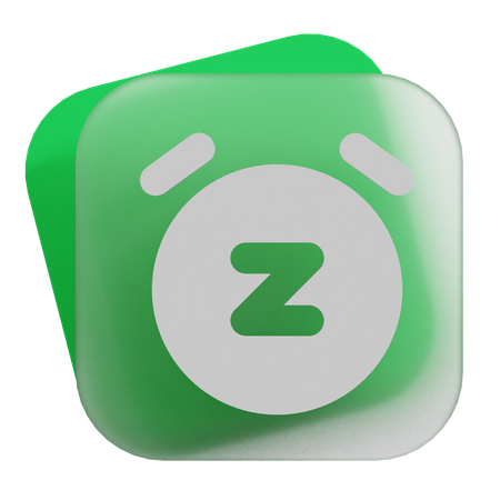 Alarm snooze  3D Icon