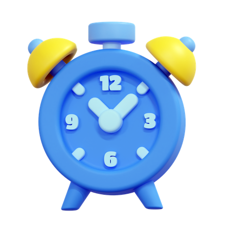 Alarm time  3D Icon