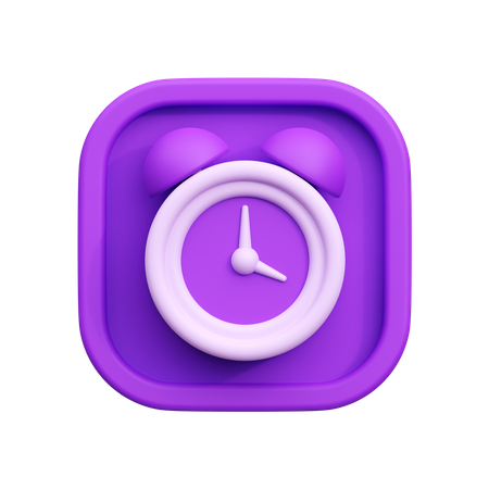 Alarma  3D Icon