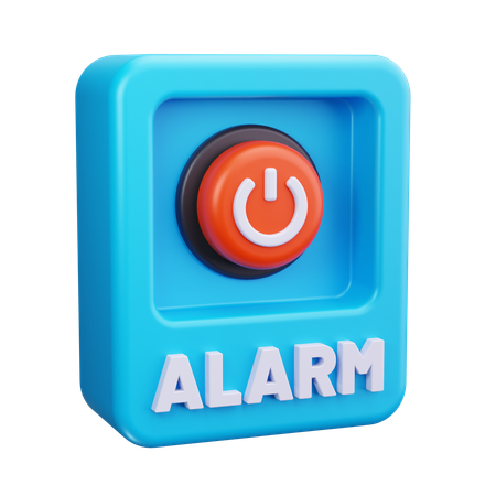 Alarma de emergencia  3D Icon