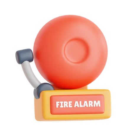 Alarma de incendios  3D Icon