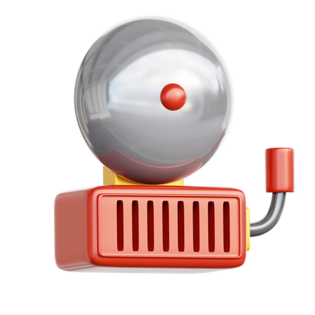 Alarma de incendios  3D Icon