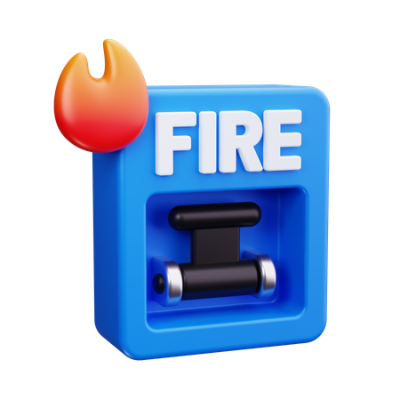 Alarma de incendios  3D Icon