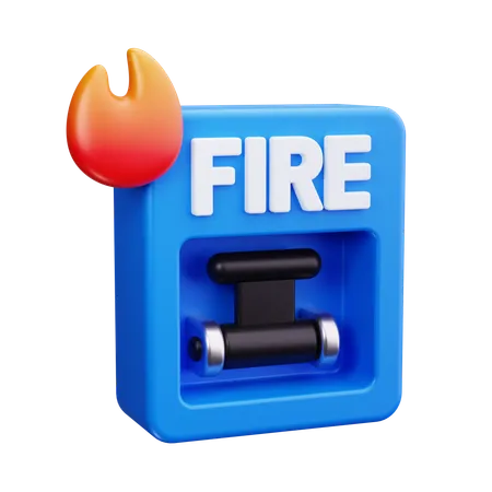 Alarma de incendios  3D Icon