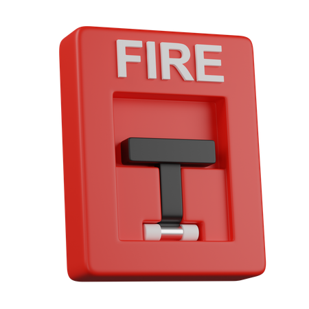 Alarma de incendios  3D Icon