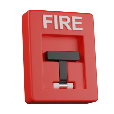 Alarma de incendios  3D Icon