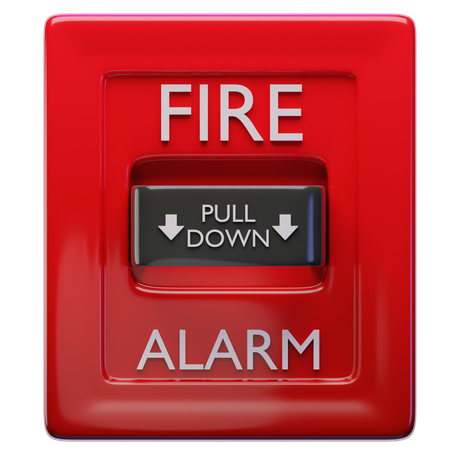 Alarma de incendios  3D Icon