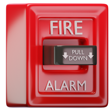 Alarma de incendios  3D Icon