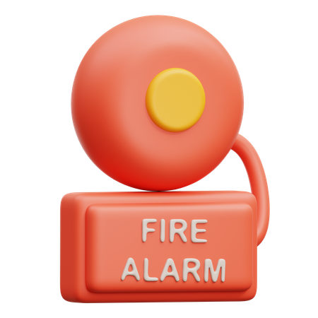 Alarma de incendios  3D Icon