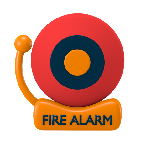 Alarma de incendios  3D Icon