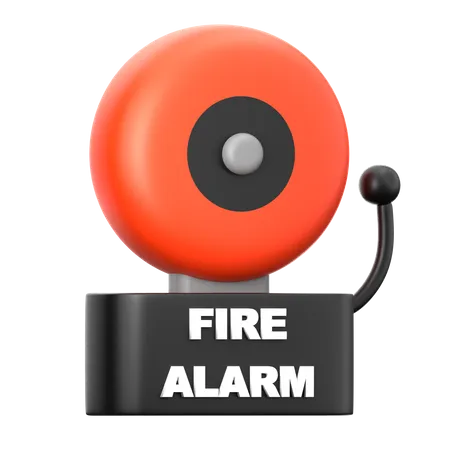 Alarma de incendios  3D Icon