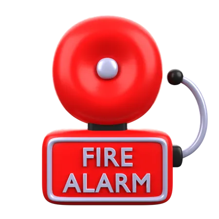 Alarma de incendios  3D Icon