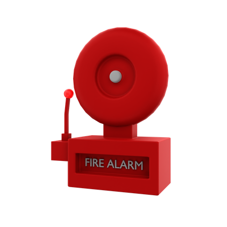 Alarma de incendios  3D Icon
