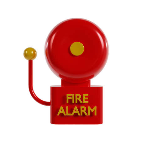 Alarma de incendios  3D Icon