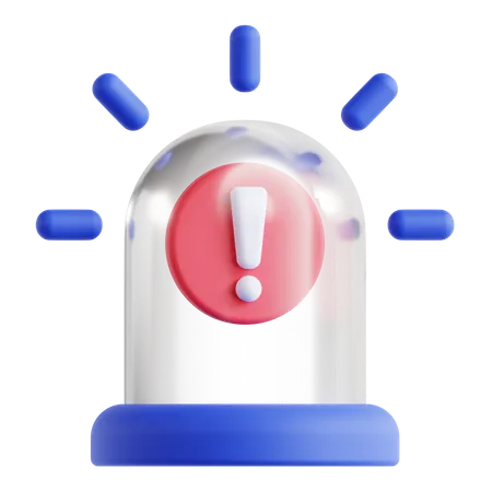 Alarma de peligro  3D Icon
