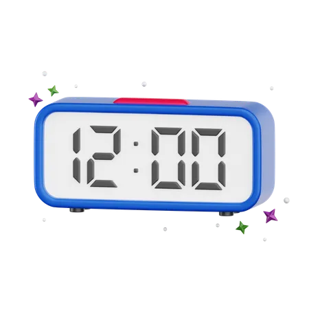 Alarma digital  3D Icon