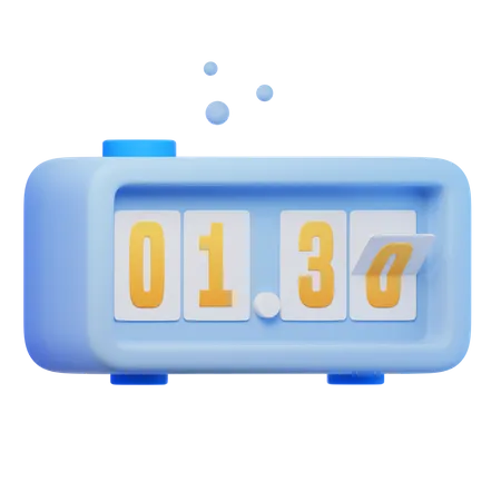 Alarma digital  3D Icon