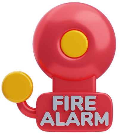 Alarma de incendios  3D Icon