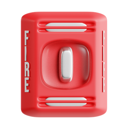 Alarma de incendios  3D Icon