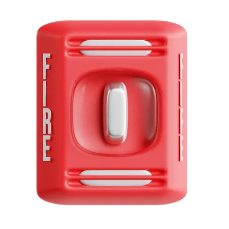 Alarma de incendios  3D Icon