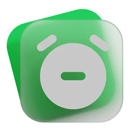 Alarma menos  3D Icon