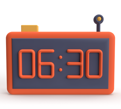 Alarme  3D Icon