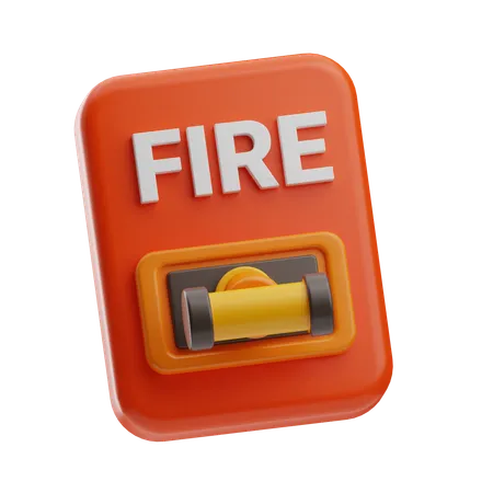 Alarme de incêndio  3D Icon