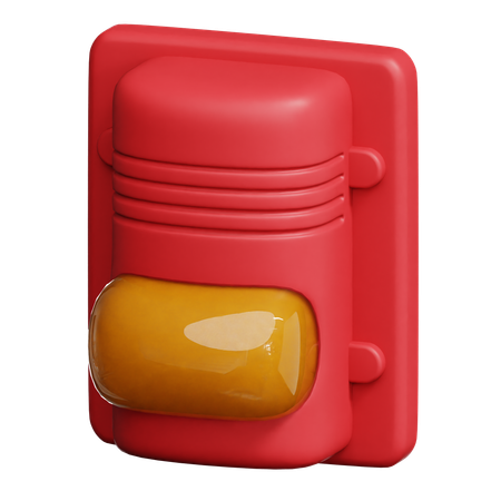 Alarme de incêndio  3D Icon