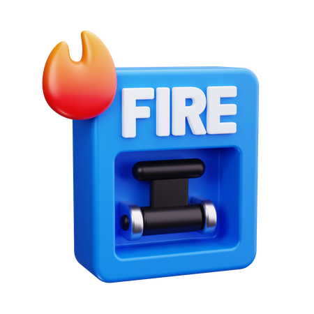 Alarme de incêndio  3D Icon