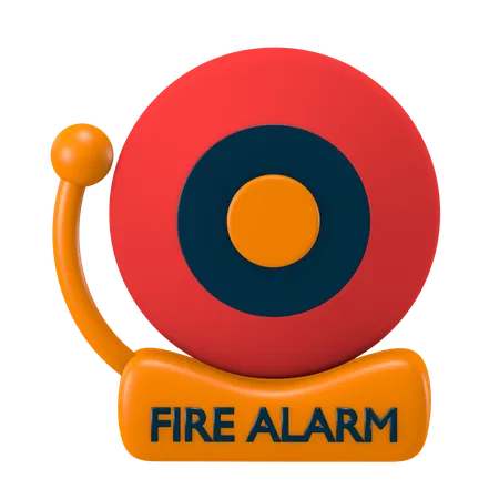 Alarme de incêndio  3D Icon