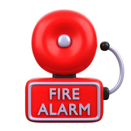 Alarme de incêndio  3D Icon