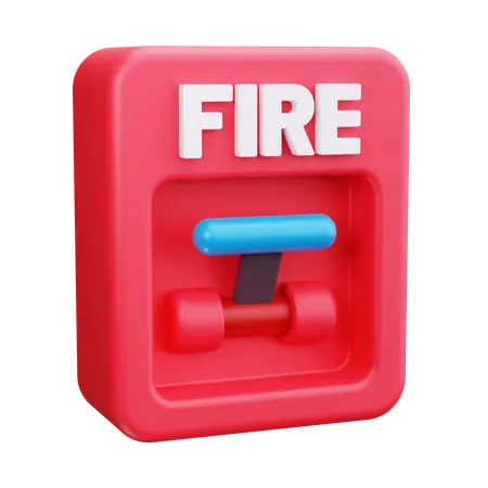 Alarme incendie  3D Icon