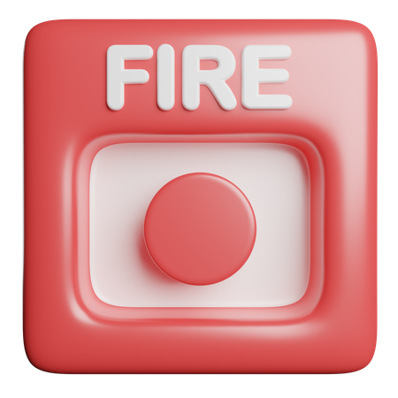 Alarme incendie  3D Icon