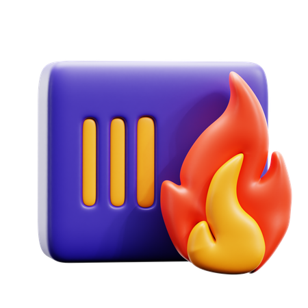 Alarme incendie  3D Icon