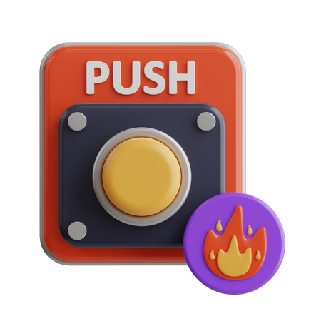 Alarme incendie  3D Icon