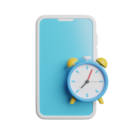 Alarme mobile  3D Icon