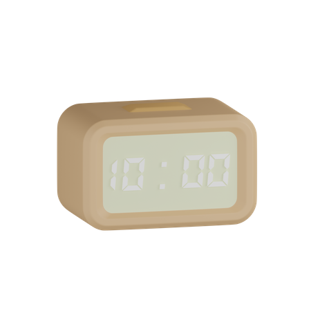 Alarme numérique  3D Icon