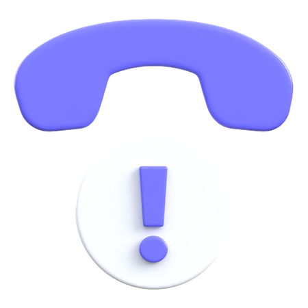 Alarmanruf  3D Icon