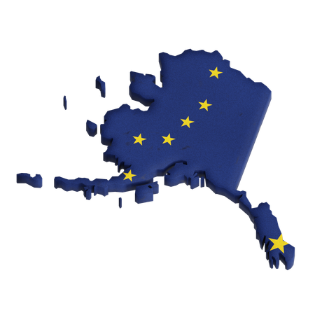 Alaska  3D Icon
