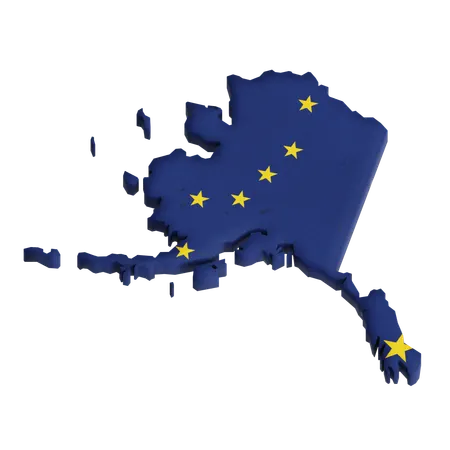 Alaska  3D Icon