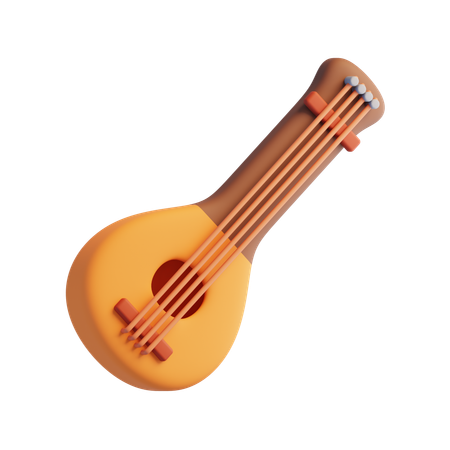 Alaúde  3D Icon