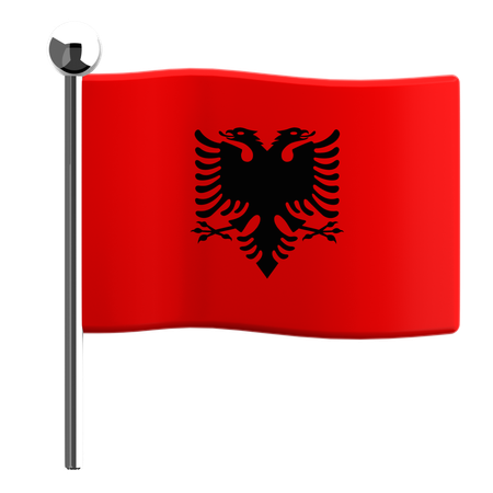 Albania  3D Icon