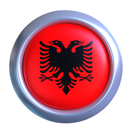 Albania Emblem  3D Icon