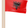 free albania flag design assets
