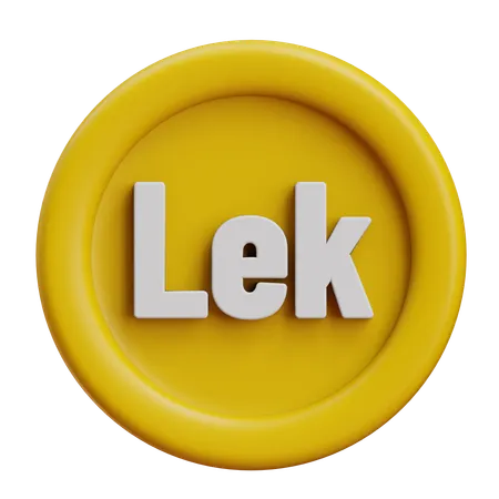 Albania Lek  3D Icon