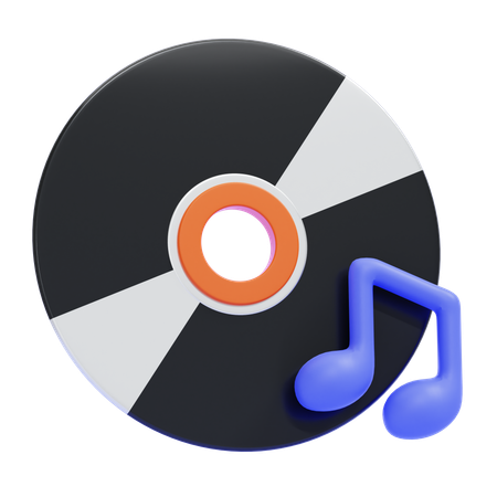 Album de musique  3D Icon