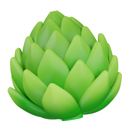 Alcachofa  3D Icon